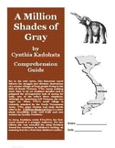 A Million Shades of Gray Novel Study Unit Bundle