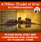 A Million Shades of Gray Novel Study Unit