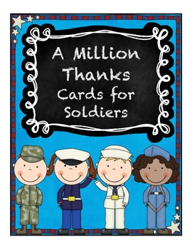 Preview of A Million Thanks ~ Cards to Soldiers ~ Freebie!