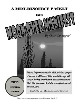 Moon Over Manifest PDF Free Download
