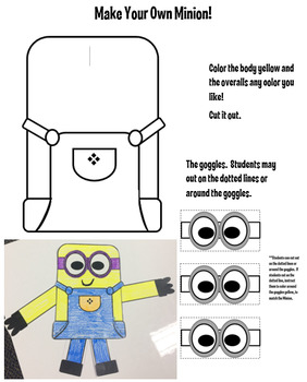 minion overalls template