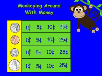 Preview of A Minute for Money for Promethean Board