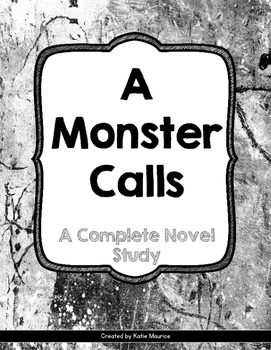 Preview of A Monster Calls: A Complete Novel Study