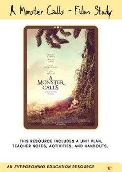 Preview of A Monster Calls Film Study Unit