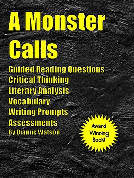 Preview of A Monster Calls--Guided Reading Questions, Critical Thinking, and More