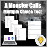 A Monster Calls Multiple Choice Test: Google Forms, PDF, Word