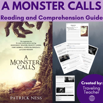 Preview of A Monster Calls Novel Study: Reading Guide, Comprehension Questions + Activities