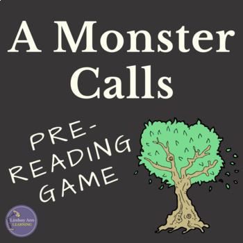 Preview of A Monster Calls by Patrick Ness Pre Reading Anticipation Activity