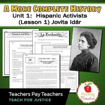 Preview of A More Complete History: Hispanic Activist Jovita Idár (Lesson 1) 
