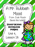 A Mr. Rubbish Mood (Interactive Notebook Pages)