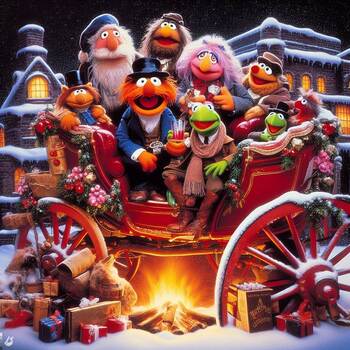 Preview of A Muppet Christmas Carol (1992) Movie Viewing Guide:Summary/Vocabulary/Questions