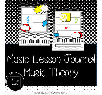 Preview of A Music Journal:  Keep Music Theory Fresh Every Week!