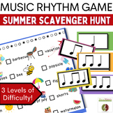 A Music Rhythm Game Summer Scavenger Hunt For the Elementa