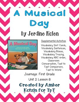 a musical day journeys first grade