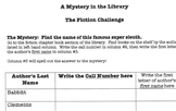 A Mystery in the Library: The Fiction Challenge