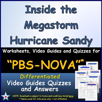 Differentiated Video Worksheet Quiz Ans Pbs Nova Inside The Megastorm