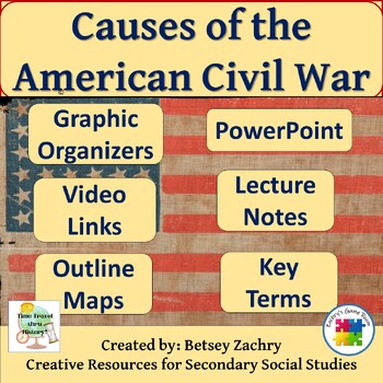 Preview of A Nation in Peril: Causes of the American Civil War Lesson Plans