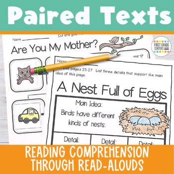 Preview of A Nest Full of Eggs | Are You My Mother? | Reading Comprehension | Paired Texts