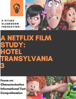 Preview of A Netflix Movie Study: Hotel Transylvania 3