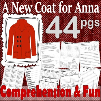 Preview of A New Coat for Anna Read Aloud Book Study Companion Reading Comprehension