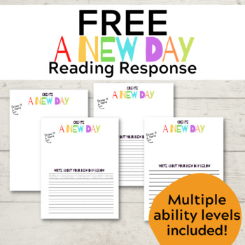 Preview of A New Day By Brad Meltzer | Differentiated Reading Response