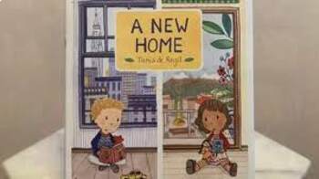 Preview of A New Home by Tania De Ragil Google slide lesson for a read aloud