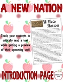 A New Nation (After Revolution) Introduction Page Interact