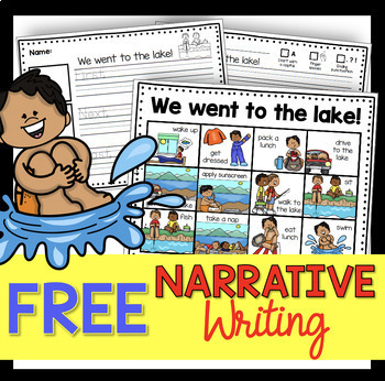 Preview of Free Personal Narrative Writing Prompts First Grade Writer's Workshop Activities