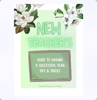 Preview of A New Teacher Guide & Resource for a Successful Year of Teaching!