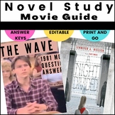 A Night Divided Novel Study/The Wave 1981 Movie Guide BUNDLE