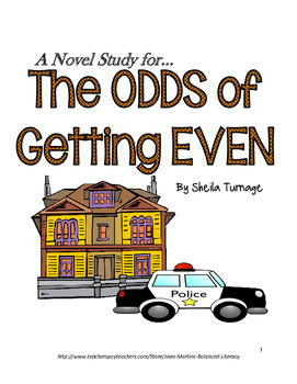 Preview of The Odds of Getting Even by Sheila Turnage: A PDF and Easel Digital Novel Study