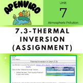 A.P.E.S Unit 7- Thermal Inversion (7.3) Assignment *DIGITA
