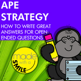 A.P.E. Strategy: How to Write Great Answers to Open-Ended 