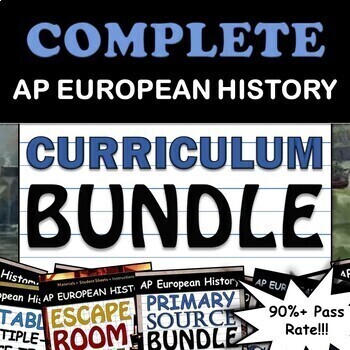 Preview of AP European History / AP Euro - Full Curriculum Bundle - Google Drive!