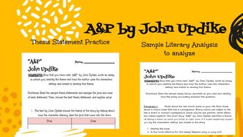 the story a&p by john updike