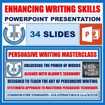 Preview of Persuasive Writing Masterclass - PowerPoint Presentation