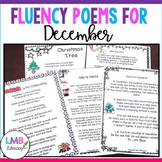 Fluency Poems for December-Monthly Poetry Comprehension or