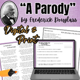 "A Parody" by Frederick Douglass: Analysis