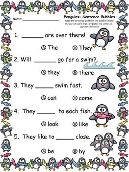 essay 5 sentences about penguin in english