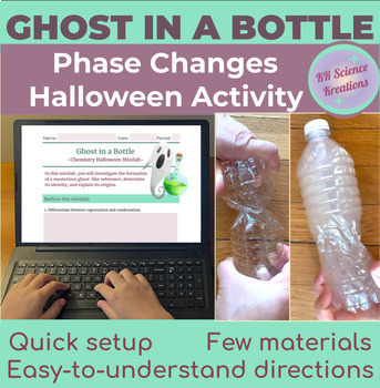 Preview of A Phase Changes Halloween Mini Lab Activity - Differentiated for High School