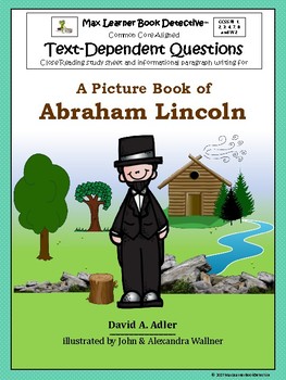 Preview of A Picture Book of Abraham Lincoln: Text-Dependent Questions and more!