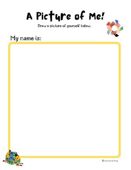 Preview of A Picture of ME Activity (Digital, Printable)