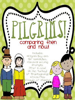 Preview of A Pilgrim Craftivity! {Comparing Then and Now}