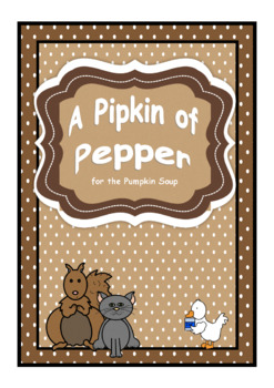 Preview of A Pipkin Of Pepper Main Idea Retell Vocabulary Summarize Sequence