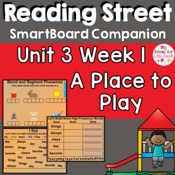 Preview of A Place to Play SmartBoard Companion 1st First Grade