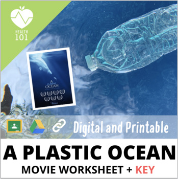 Preview of A Plastic Ocean: Digital or Print Worksheet- Video Questions & Answer KEY!
