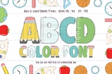 A Playful Back to School Font to Spark Joy and Creativity 