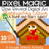A Plump and Perky Turkey - A Pixel Art Activity