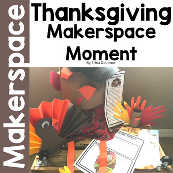 Preview of A Plump and Perky Turkey READ ALOUD Makerspace Activity for 2nd Grade