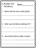 A Pocket for Corduroy Questions {FREEBIE}